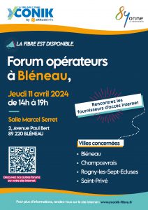 Affiche FO Bléneau Yconik