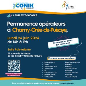 Visuel Réseaux Sociaux Panneau Pocket FO Charny Orée de Puisaye Yconik
