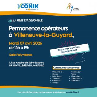 Visuel Réseaux Sociaux PO Villeneuve-la-Guyard Yconik